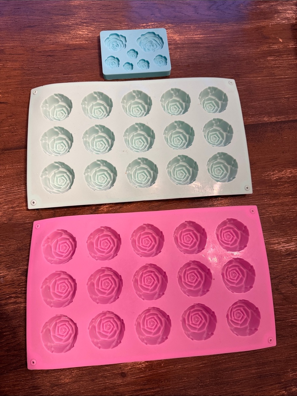Silicone Rose Mold Tray Set